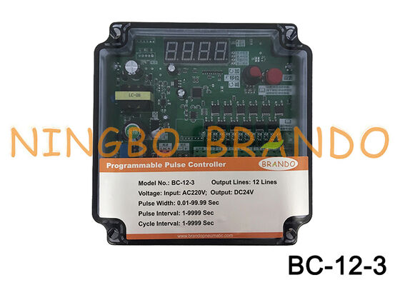 220VAC Input 24VDC Output 12 linee Pulse Valve Controller per raccoglitore di polvere