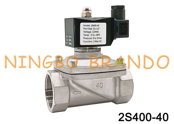 Valvola di controllo del fluido serie 2S 2S400-40 da 1,5'' normalmente chiusa