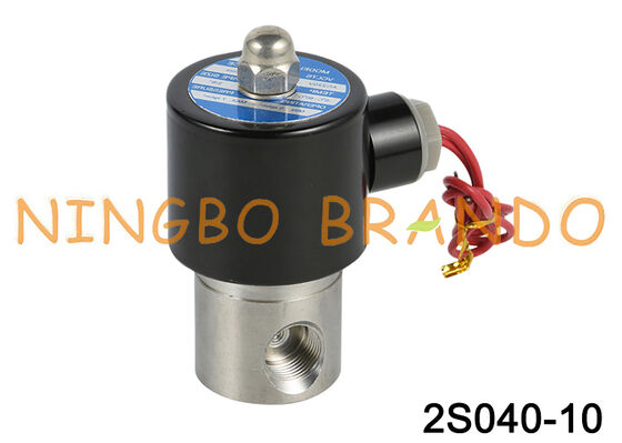 2S040-10 Valvola Solenoide Elettrica in Acciaio Inox 3/8'' 24V 110V 220V