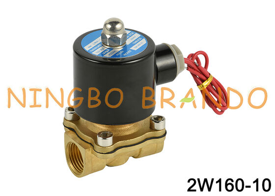 3/8' 2W160-10 Valvola solenoide in ottone a due vie normalmente chiusa