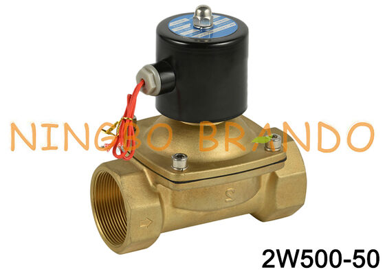 Elettrovalvola per acqua e aria da 2 pollici 2W500-50 Valvola di controllo 24V 110V 220V