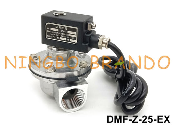 BFEC 1'' DMF-Z-25 Valvola a getto a impulso ad angolo retto con bobina a prova di ex 24V 220V