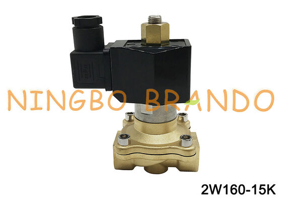 Acqua 24V 110V 220V per elettrovalvola a solenoide in ottone normalmente aperta da 1/2"