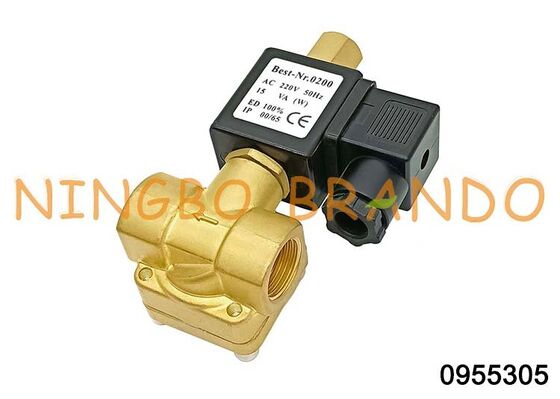 0955305 Elettrovalvola in ottone normalmente aperta da 1/2'' 220V 110V 24V