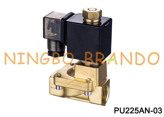 Elettrovalvola a solenoide in ottone normalmente aperta da 3/8" PU225AN-03 220V 110V 24V