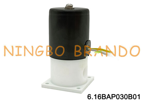 Elettrovalvola in PTFE da 1/8" per l'isolamento della resistenza alla corrosione degli alcali acidi