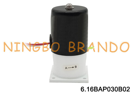 Elettrovalvola in PTFE da 1/4" per l'isolamento della resistenza alla corrosione degli alcali acidi