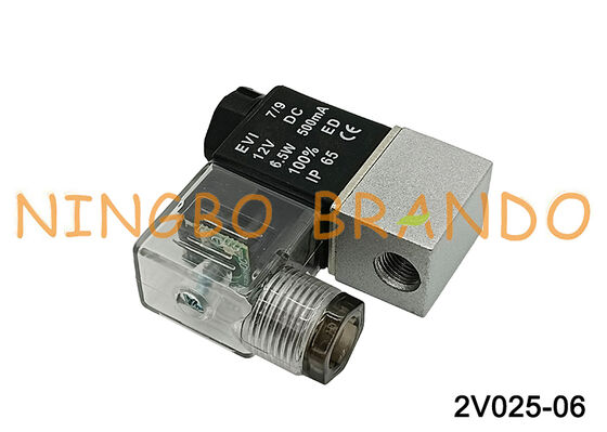 Elettrovalvola a 2 vie tipo Airtac 2V025-06 1/8'' 12VDC DC 12V