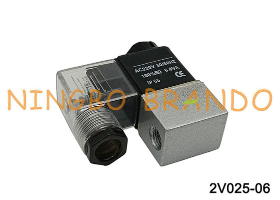 Valvole pneumatiche per elettrovalvola a solenoide tipo AIRTAC 2V025-06 AC220V 220VAC