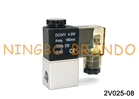 AIRTAC Tipo 2V025-08 Elettrovalvola pneumatica normalmente chiusa 12V 24V 220V