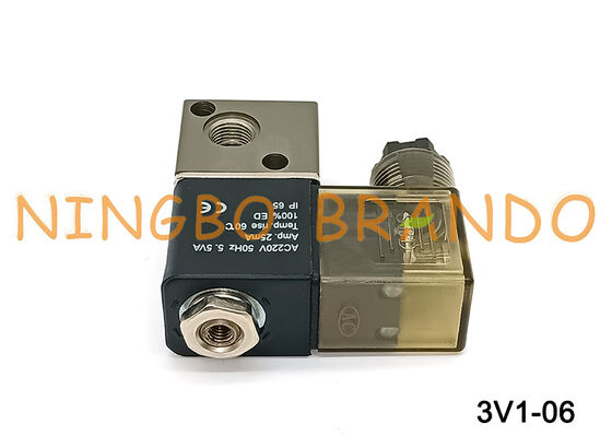 3V1 Series Solenoid Valve 3/2 way Airtac Type 3V1-06 Solenoid Air Valve