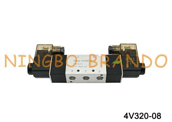 Valvole a solenoide tipo AIRTAC Valvole pneumatiche 4V320-08 AC220V 110V DC12V 24V