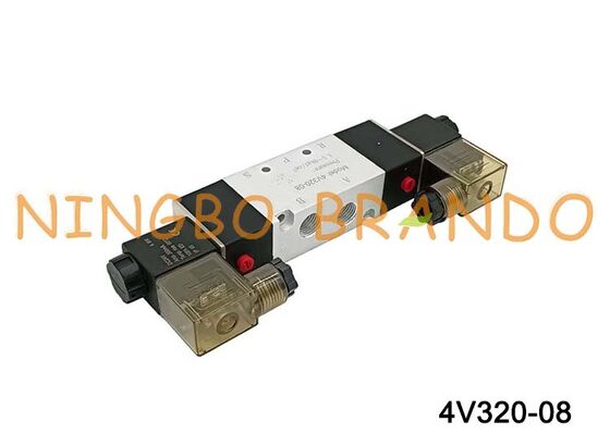 Valvole a solenoide tipo AIRTAC Valvole pneumatiche 4V320-08 AC220V 110V DC12V 24V
