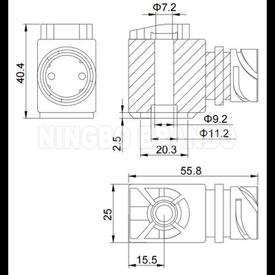 24 V bobina di solenoide a corrente continua per autocarri a freno aereo Valvola solenoide A5410560304