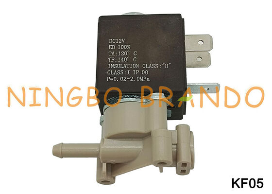 2 Way Normally Closed Nylon Plastic Water Solenoid Valve 1/8'' DC12V KF05