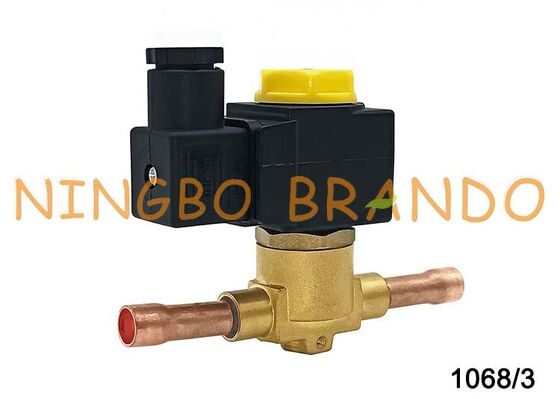 Valvola solenoide di tipo Castel 3/8'' Solder 1068/3A7 Valvola solenoide del congelatore dell'aria condizionata