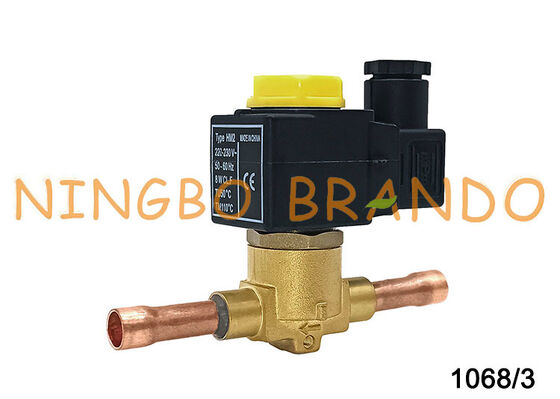 Valvola solenoide di tipo Castel 3/8'' Solder 1068/3A7 Valvola solenoide del congelatore dell'aria condizionata