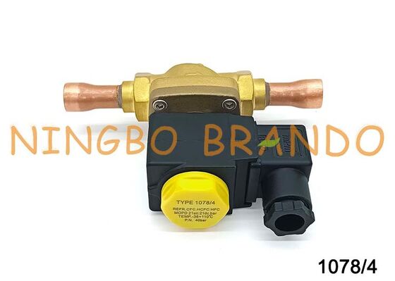 Elettrovalvola tipo Castel 1/2'' A saldare 1078/4 1078/4A6 1078/4A7 24V 110V 220V