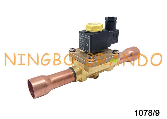 Elettrovalvola Tipo Castel con bobina HM2 230V 1078/9A6 1 1/8'' a saldare