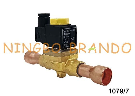 Elettrovalvola di refrigerazione Castel tipo 1079/7 a saldare 7/8'' pollici
