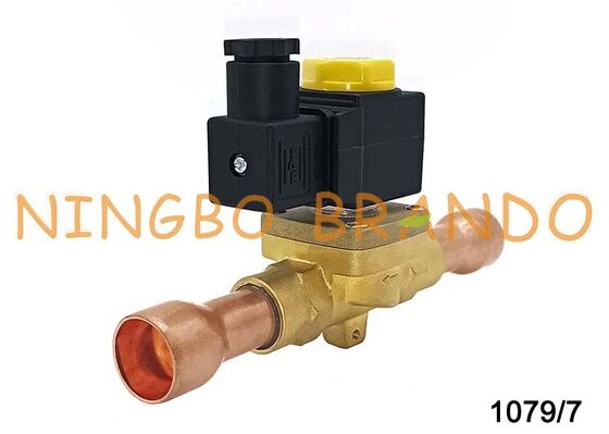 Elettrovalvola di refrigerazione Castel tipo 1079/7 a saldare 7/8'' pollici