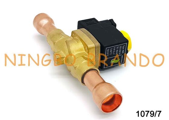 Elettrovalvola di refrigerazione Castel tipo 1079/7 a saldare 7/8'' pollici