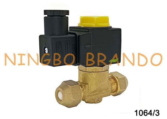 Elettrovalvola tipo Castel 1064/3 3/8'' Flare 1064/3A7 per refrigerazione