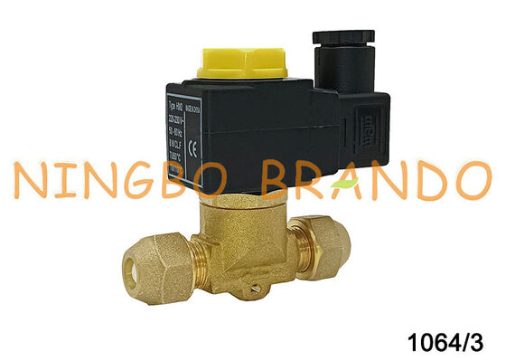 Elettrovalvola tipo Castel 1064/3 3/8'' Flare 1064/3A7 per refrigerazione