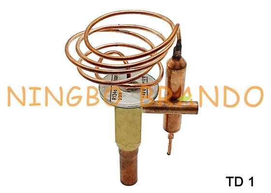 Valvola di espansione termostatica Danfoss Tipo TD1 R134a R22 R407C R404A