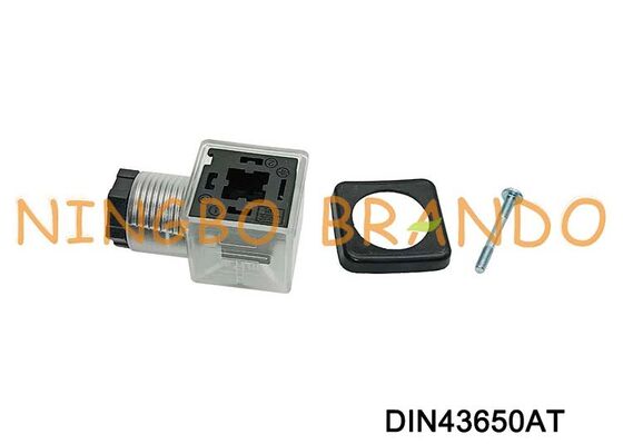 Connettore bobina elettrovalvola DIN43650A 18mm DIN 43650 trasparente tipo A