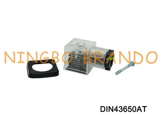 Connettore bobina elettrovalvola DIN43650A 18mm DIN 43650 trasparente tipo A
