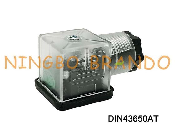 Connettore bobina elettrovalvola DIN43650A 18mm DIN 43650 trasparente tipo A