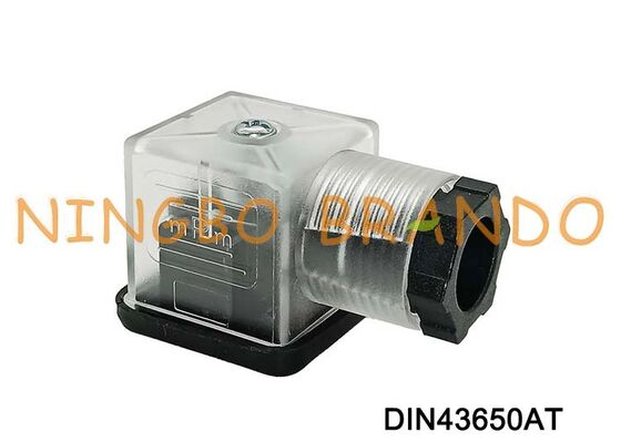 Connettore bobina elettrovalvola DIN43650A 18mm DIN 43650 trasparente tipo A
