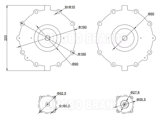 C123432 C123433 Kit di diaframma per valvole d'impulso ASCO tipo SCG353D060 SCG353G060 G353.058