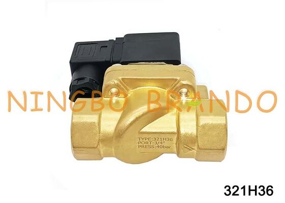 Elettrovalvola a solenoide serie H 321H36 Parker da 1,5 a 50 Bar Valvola ad alta pressione in ottone