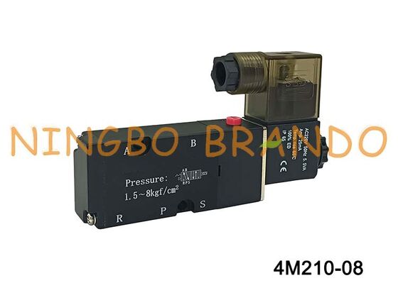 AirTAC Type 4M210-08 Solenoid Valve 5/2 Way Pneumatic Directional Valve