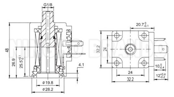 0311 C 0312 C 0211 Bobina di valvola solenoide di tipo Burkert 12V 24V 110V 220V 22VA 20W