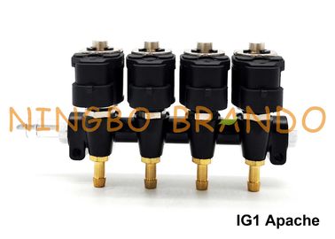 Tipo GPL di IG1 Apache OMB/cilindri degli iniettori HD 4 ferrovia di CNG 3 ohm di DC12V