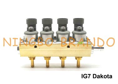 Tipo corpo di alluminio della FERROVIA dell'iniettore di IG7 Dakota della ferrovia 2 del cilindro navajo di ohm 4 per GPL CNG