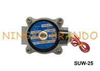 UNID scrive 2S250-25 a macchina SUW-25 1&quot; diaframma del corpo NBR dell'acciaio inossidabile elettrovalvola a solenoide normalmente chiusa AC220V DC24V