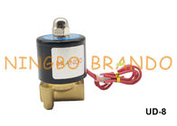 2W025-08 UD-8 1/4&quot; tipo elettrovalvola a solenoide d'ottone 24VDC normalmente chiuso ad azione diretta 110VAC di UNI-D