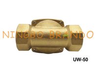 2&quot; tipo elettrovalvola a solenoide elettrica d'ottone del diaframma di NBR AC110V normalmente chiuso DC24V di 2W500-50 UW-50 Uni-D