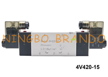 5/2 di elettrovalvola a solenoide pneumatica di modo