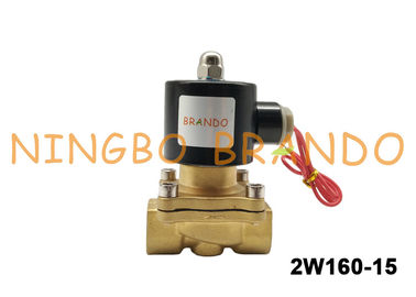 tipo elettrovalvola a solenoide d'ottone di UD-15 2W160-15 AC220V AC110V DC24V di UNI-D di 1/2» per l'olio del gas d'acqua