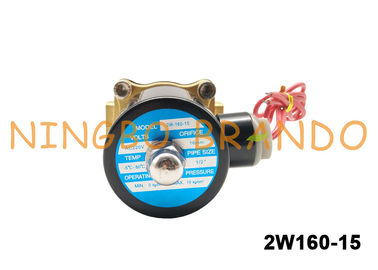 tipo elettrovalvola a solenoide d'ottone di UD-15 2W160-15 AC220V AC110V DC24V di UNI-D di 1/2» per l'olio del gas d'acqua