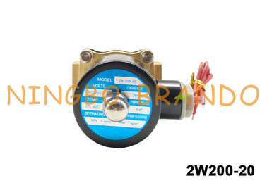 3/4&quot; tipo elettrovalvola a solenoide di UNI-D d'ottone di UW-20 2W200-20 per l'olio del gas d'acqua