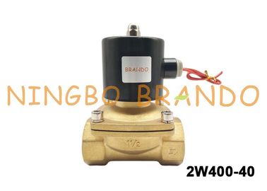 1-1/2» tipo elettrovalvola a solenoide di UNI-D d'ottone di controllo di flusso di UW-40 2W400-40 per l'olio del gas d'acqua