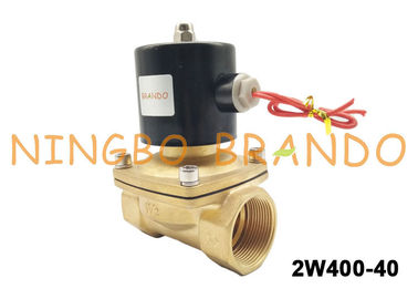 1-1/2» tipo elettrovalvola a solenoide di UNI-D d'ottone di controllo di flusso di UW-40 2W400-40 per l'olio del gas d'acqua
