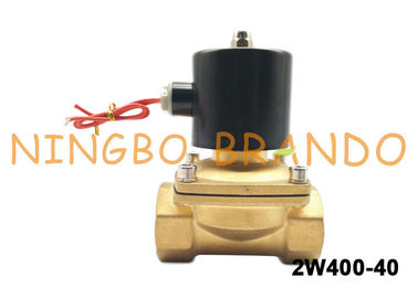 1-1/2» tipo elettrovalvola a solenoide di UNI-D d'ottone di controllo di flusso di UW-40 2W400-40 per l'olio del gas d'acqua