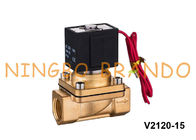 Tipo elettrovalvola a solenoide di SMC d'ottone per il gas d'acqua 3/8&quot; CC di CA 24V di VX2130-15 220V di VX2130-10 1/2»